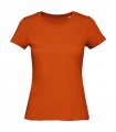 Dames T-shirt Biologisch B&C Inspire TW043 Urban Orange